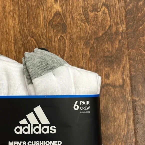 Adidas AEROREADY Crew Socks 6 Pack Size L - Picture 3 of 17